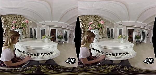  Schoolgirl Seduces Her Piano Teacher! (VR)